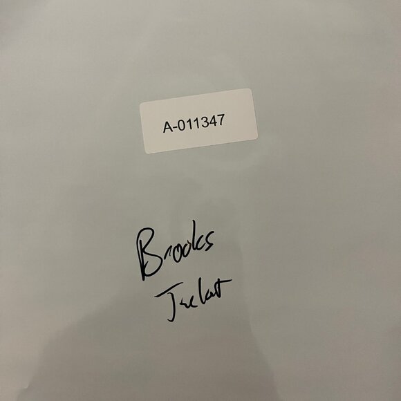 Brooks Running Windbreaker Jacket M Bright Blue Shelter Technology - Picture 8 of 8